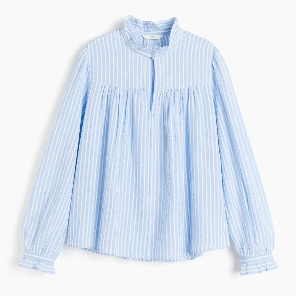 H&M Seersucker Blouse